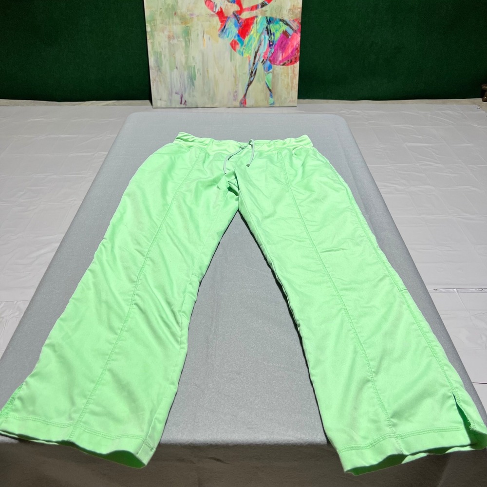 Greys Anatomy by Barco Active Scrub Pants Lime Green Straight Leg 4276 Medium